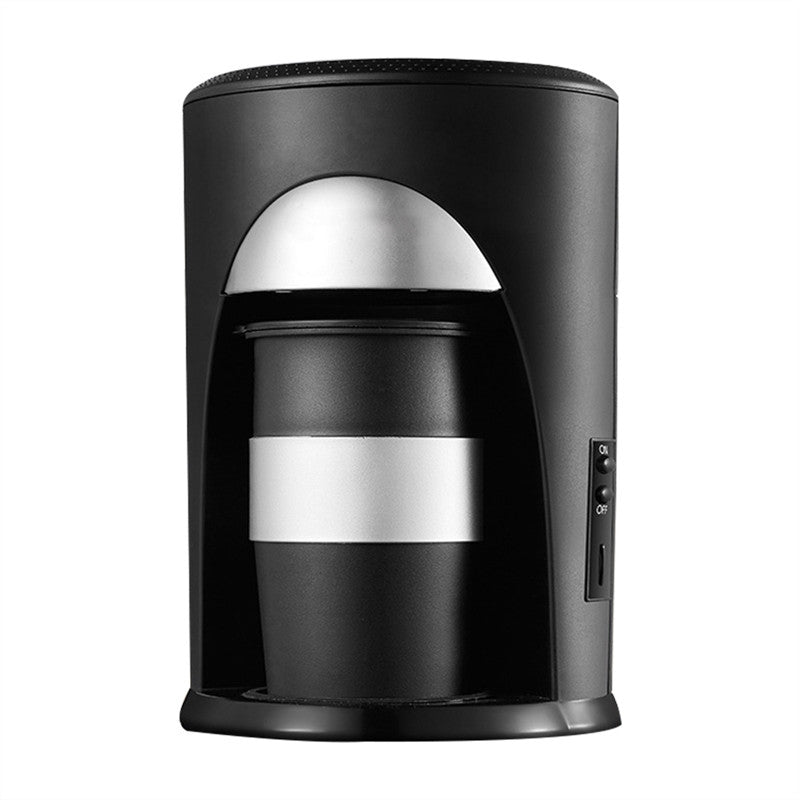 Automatic Coffee Maker Coffee Machine Automatic Shut Off Drip Mini Maker Coffee With EU Plug (Black)